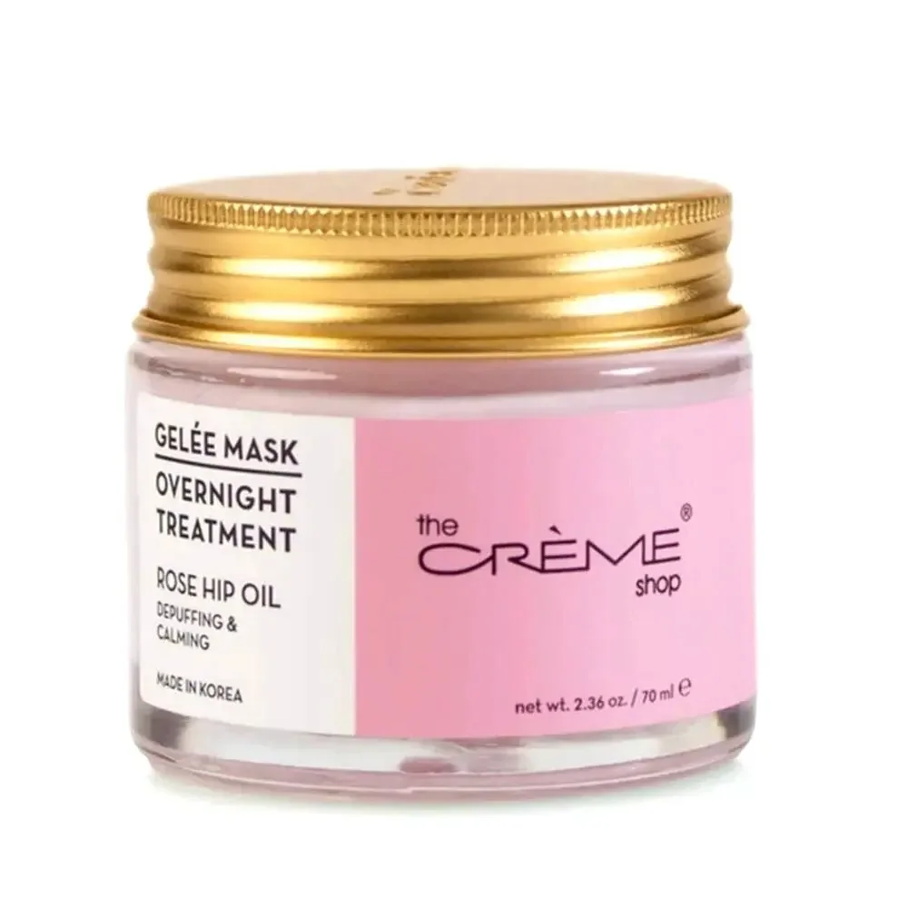 The Creme Shop Gelee Mask Overnight Treatment Rose Hip Oil